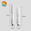 Full ceramic cbd cartridge custom packaging empty vape cartridge press in 1ml cbd 510 cartridge